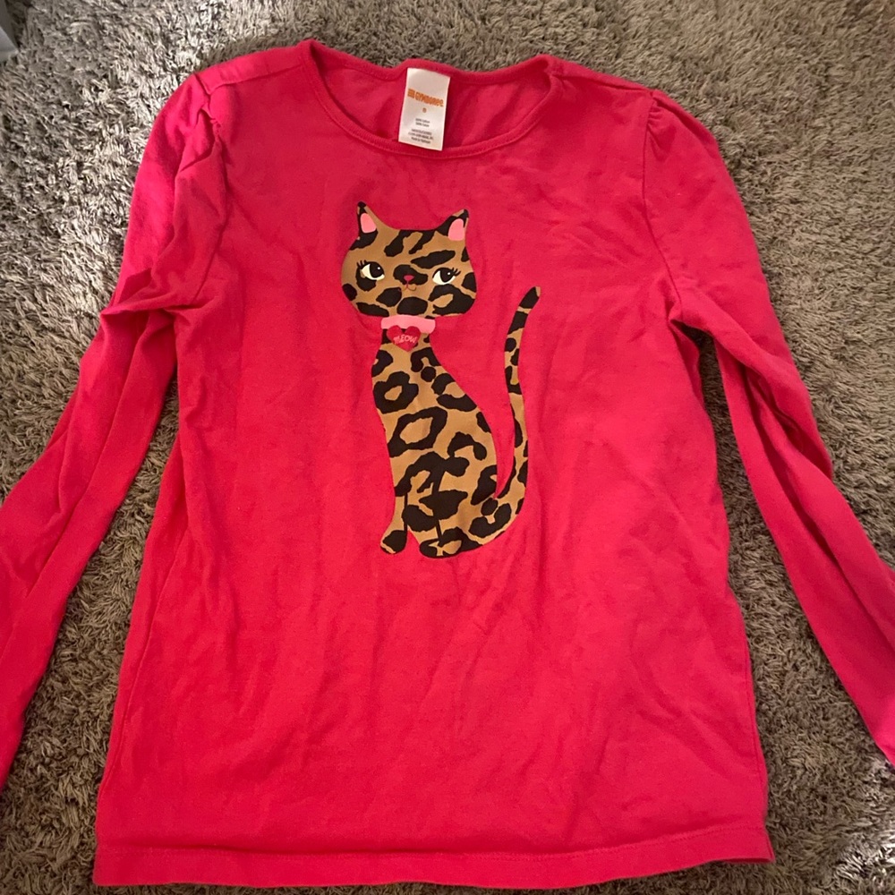 Kitty cat kids long sleeve